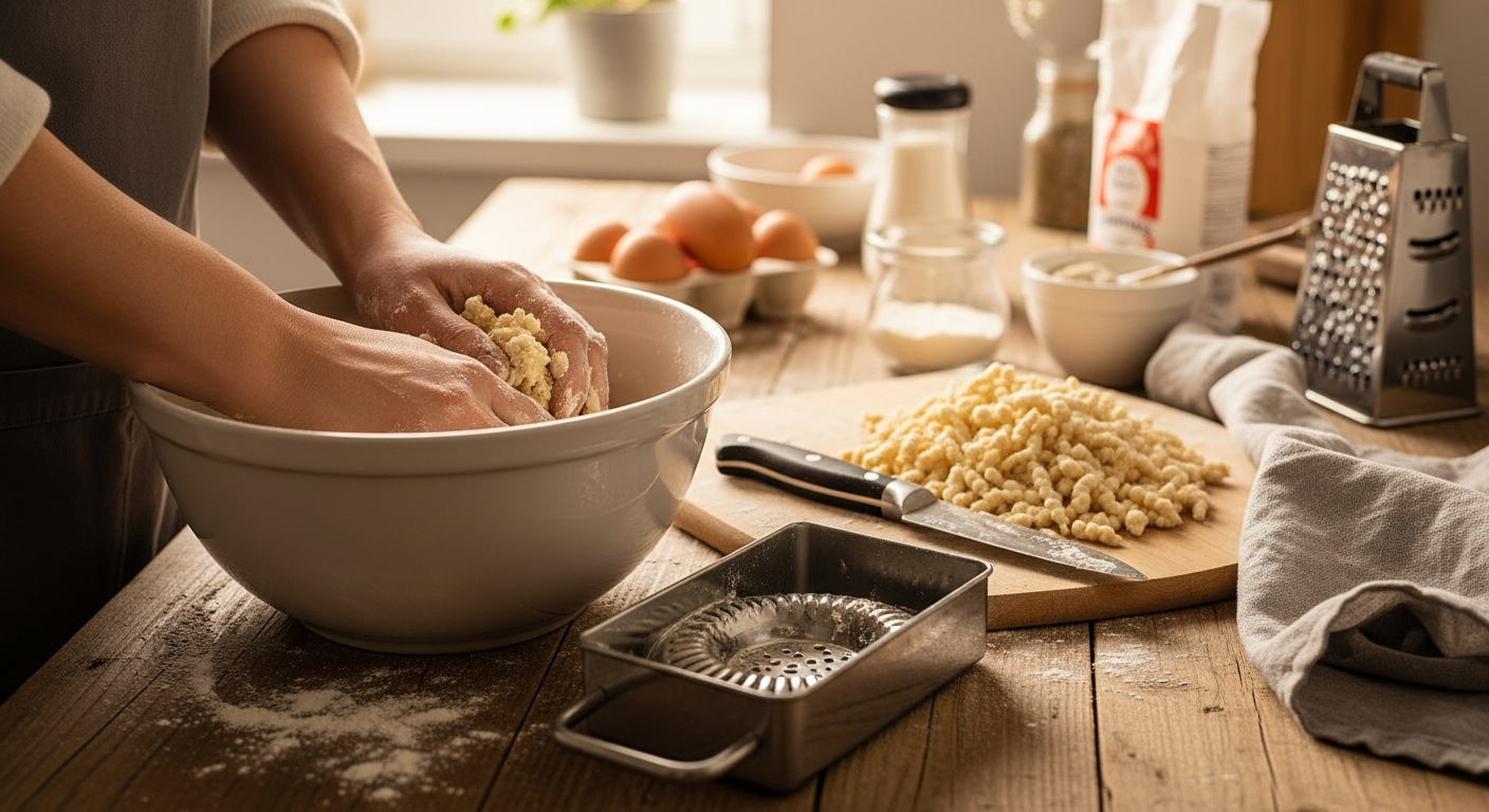 Classic German Spaetzle Recipe: Homemade Comfort in Minutes