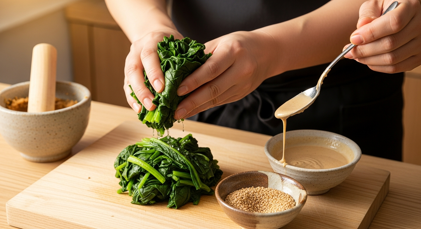 Gomae: A Sesame-Infused Spinach Salad Delight Explored
