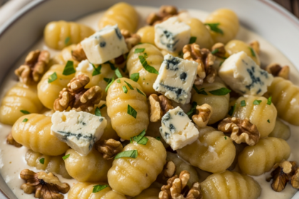 Gorgonzola & Walnut Gnocchi: A Creamy, Nutty Delight