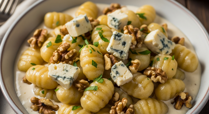 Gorgonzola & Walnut Gnocchi: A Creamy, Nutty Delight