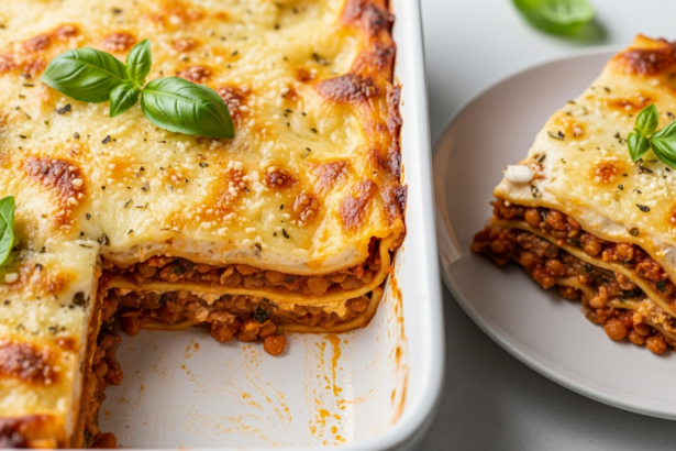 Hearty Gluten-Free Lasagna: Lentil Filling Delight