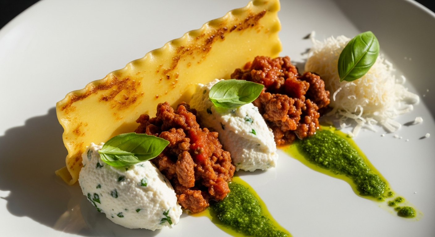 Deconstructed Lasagna: A Fresh Twist on a Classic Favorite