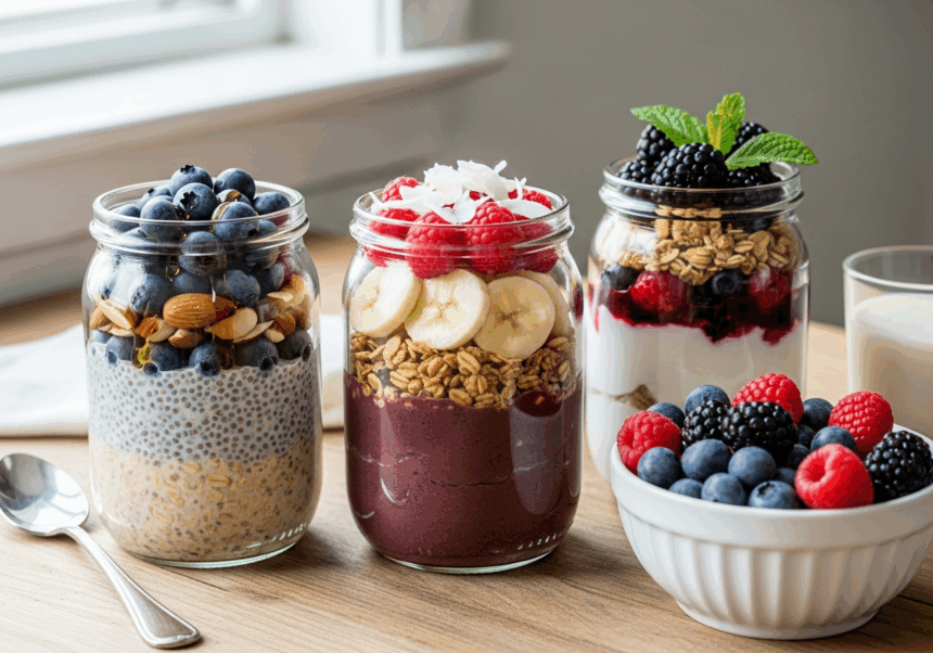 Prep Perfect Mornings: Delicious Make-Ahead Vegan Jars