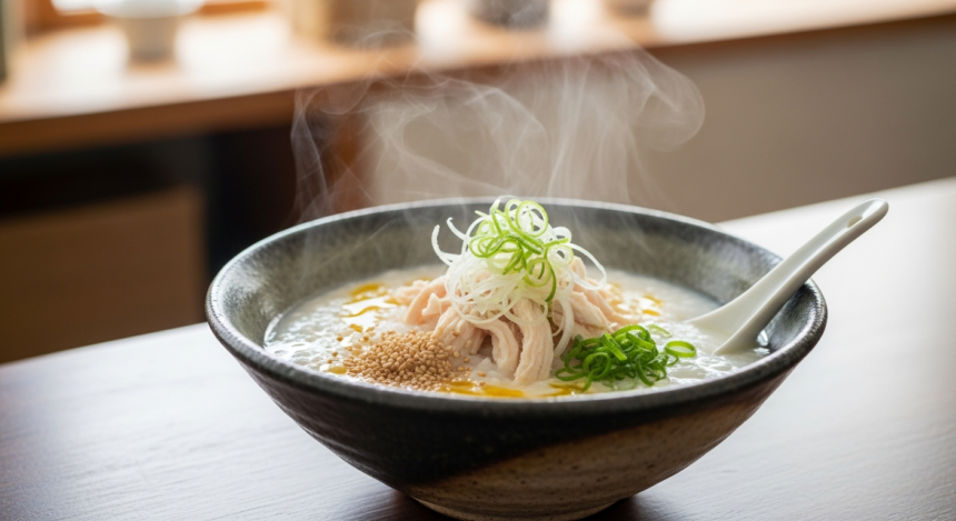 Chicken Rice Porridge (Okayu): Comfort in Every Spoonful