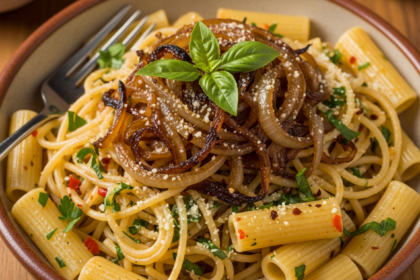 Savory Pasta Delight: Mastering Caramelized Onions