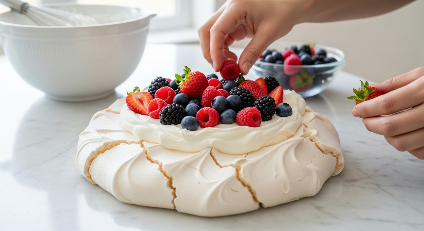 Pavlova with Berries: A Light and Luscious Dessert Delight