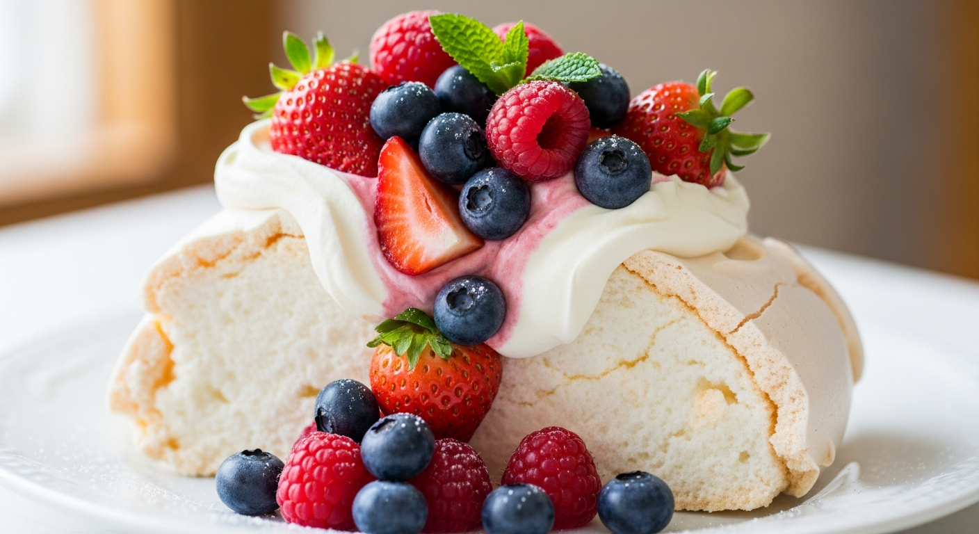 Pavlova with Berries: A Light and Luscious Dessert Delight