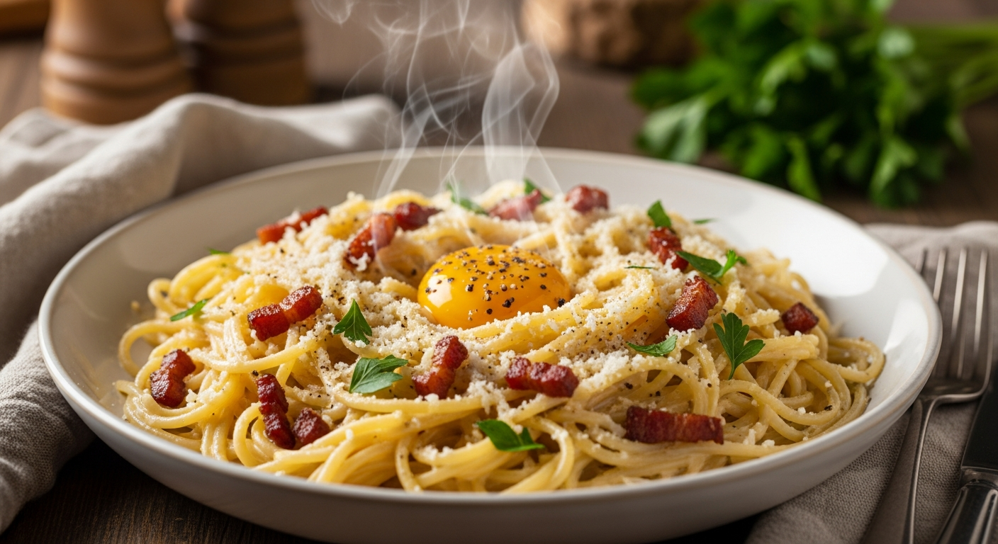 Gluten-Free Spaghetti Carbonara: Classic Taste, Allergy-Friendly