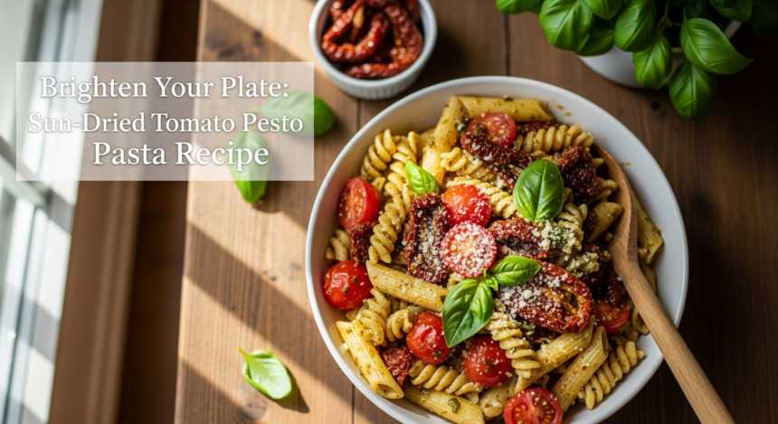 Brighten Your Plate: Sun-Dried Tomato Pesto Pasta Recipe