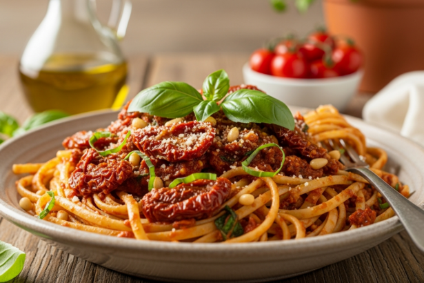 Sun-Dried Tomato Pesto Pasta: A Flavorful Italian Delight