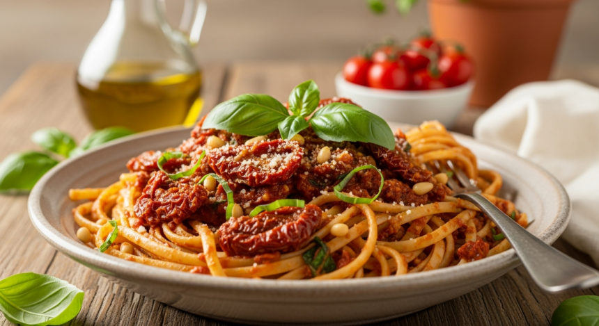 Sun-Dried Tomato Pesto Pasta: A Flavorful Italian Delight