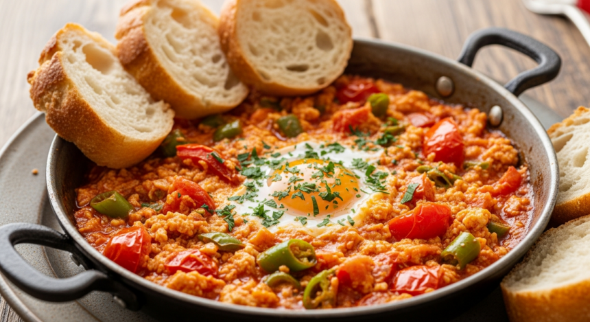 Turkish Menemen: The Savory Art of Scrambled Eggs & Tomatoes