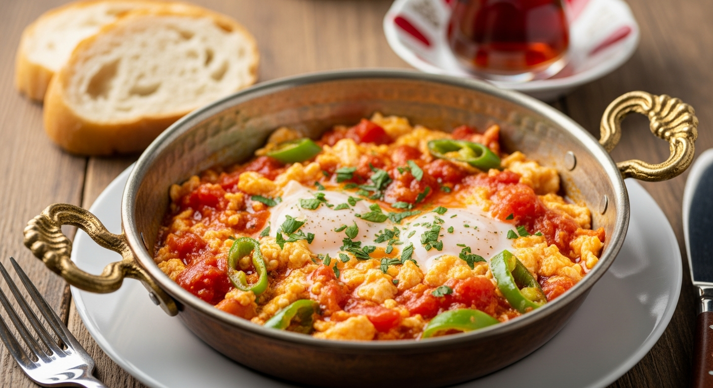 Turkish Menemen: The Savory Art of Scrambled Eggs & Tomatoes