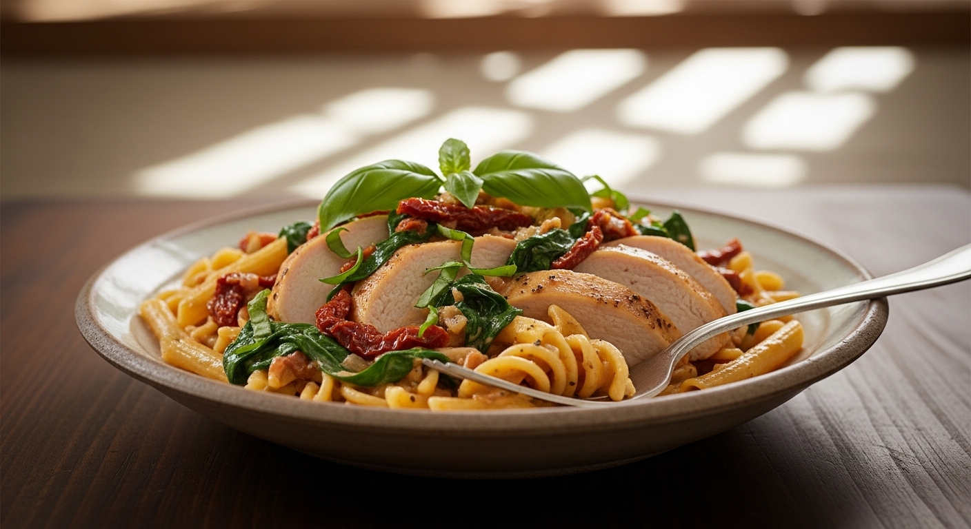 Tuscan Chicken Pasta: A Creamy Twist on Classic Comfort