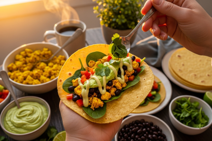 Sunrise Sizzle: Crafting Perfect Vegan Breakfast Tacos