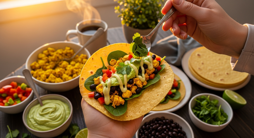 Sunrise Sizzle: Crafting Perfect Vegan Breakfast Tacos