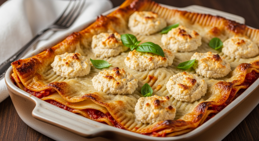 Creamy Vegan Lasagna: Cashew Ricotta Delight Recipe