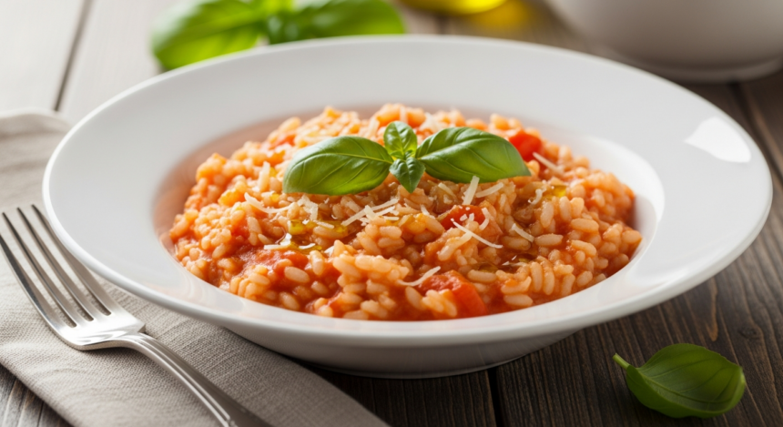 Velvety Tomato Risotto: A Creamy Comfort in Every Bite