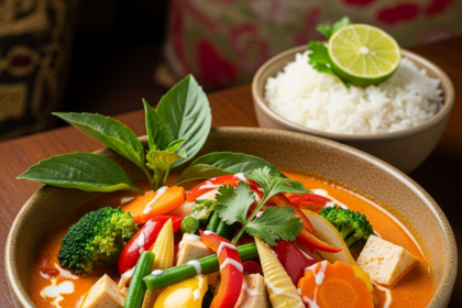 Vibrant Thai Red Curry with Veggies: A Gluten-Free Feast