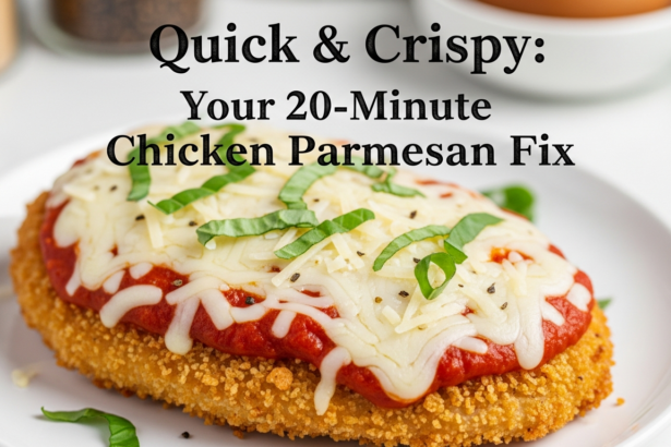 Quick & Crispy: Your 20-Minute Chicken Parmesan Fix