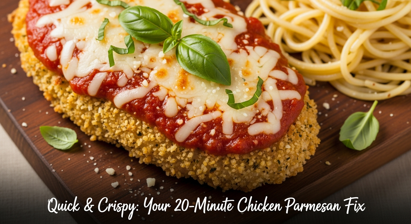 Quick & Crispy: Your 20-Minute Chicken Parmesan Fix
