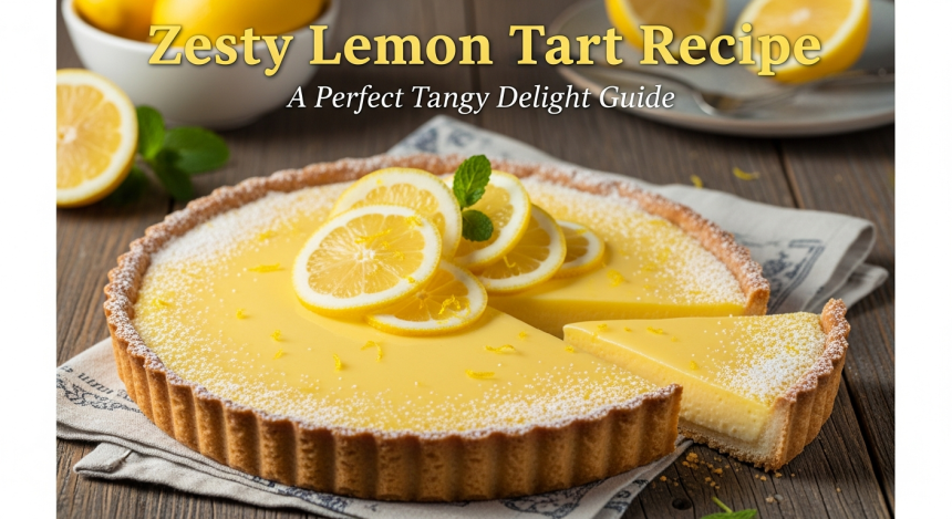 Zesty Lemon Tart Recipe: A Perfect Tangy Delight Guide