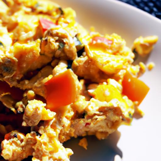 Perfectly Fluffy just Egg Scramble: Easy Plant-Based Recipe