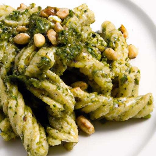Twist on Tradition: Casarecce with Creamy Pistachio pesto