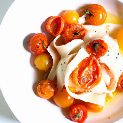 Creamy Burrata Meets Roasted tomato in Perfect Pasta