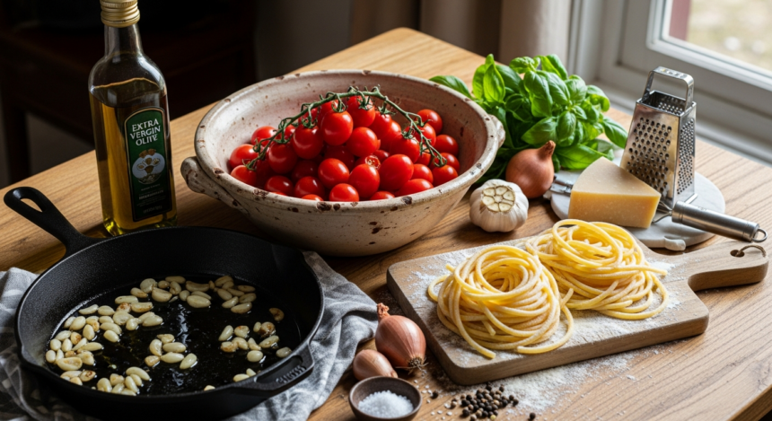 Bucatini Bliss: Crafting the Perfect Cherry Tomato Sauce