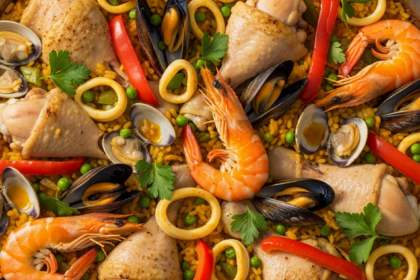 Chicken and Seafood Paella