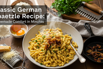 Classic German Spaetzle Recipe: Homemade Comfort in Minutes