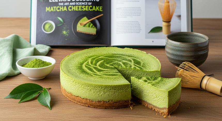 Elevate Desserts: The Art and Science of Matcha Cheesecake