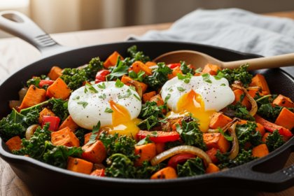 Hearty Sweet Potato and Kale Hash: A Nutritious Delight