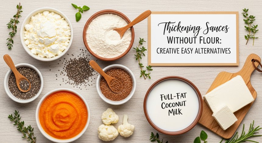 Thickening Sauces Without Flour: Creative Easy Alternatives