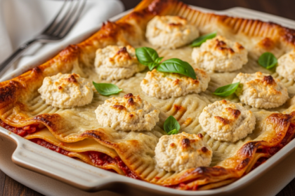 Creamy Vegan Lasagna: Cashew Ricotta Delight Recipe
