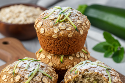 Wholesome Vegan Zucchini Oat Muffins: A Healthy Treat