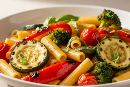 Ziti Meets Roasted Veggies
