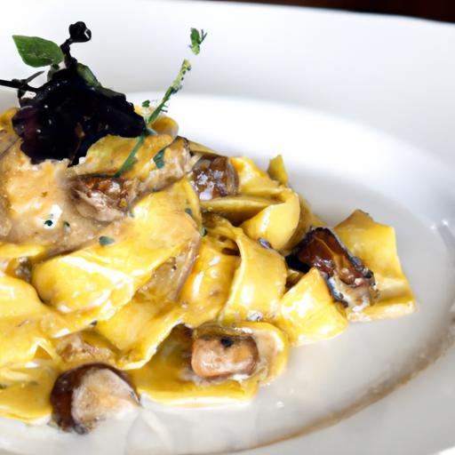 Savor the Elegance: Mushroom & Truffle Oil Tagliatelle Delight