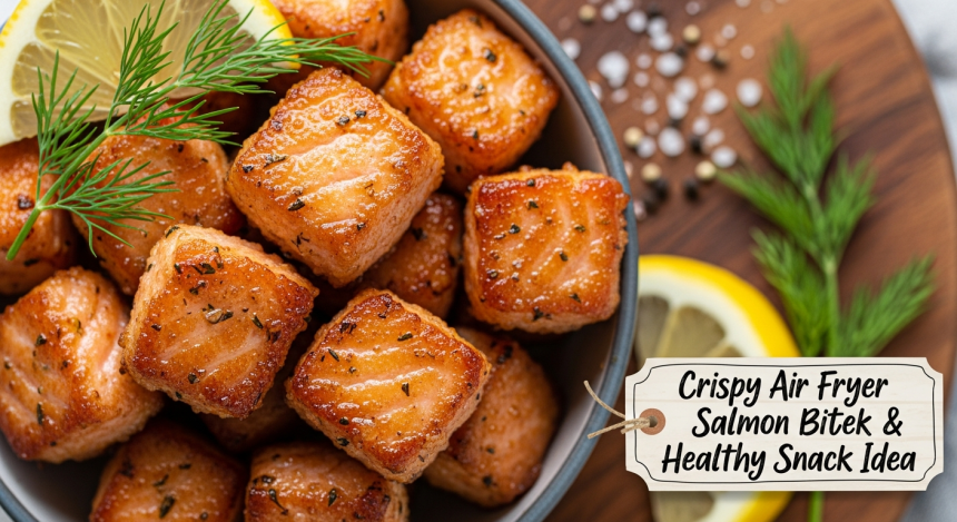 Crispy Air Fryer Salmon Bites: Quick & Healthy Snack Idea