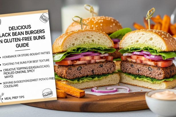 Delicious Black Bean Burgers on Gluten-Free Buns Guide
