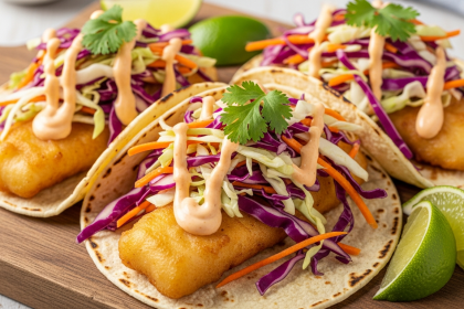 Fresh & Flavorful: Gluten-Free Fish Tacos with Crisp Slaw