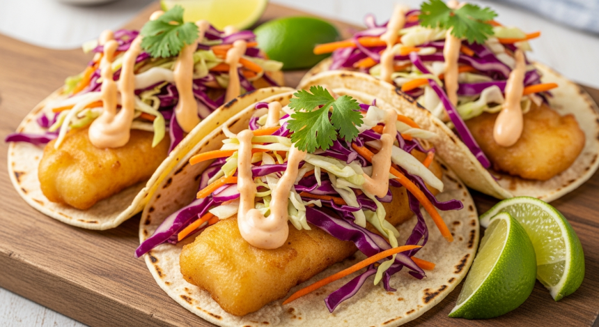 Fresh & Flavorful: Gluten-Free Fish Tacos with Crisp Slaw