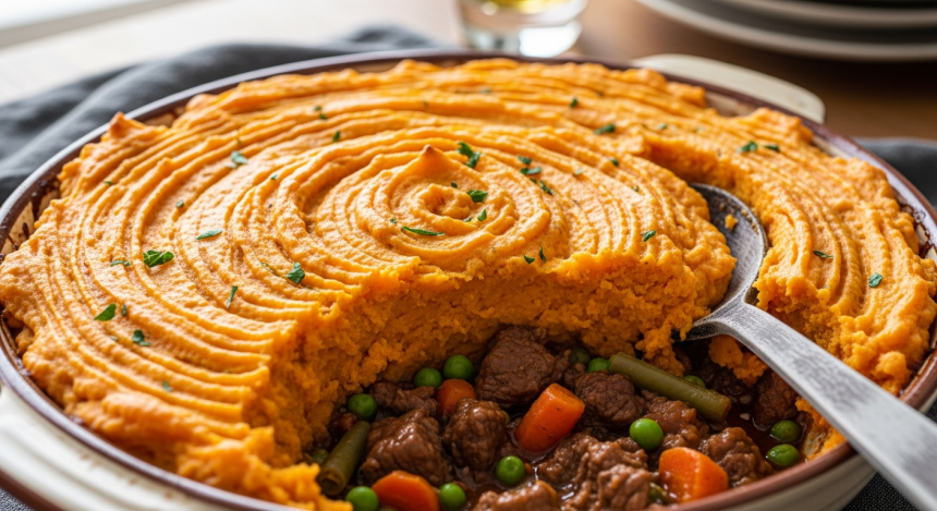 Hearty Gluten-Free Shepherd's Pie with Savory Beef Twist