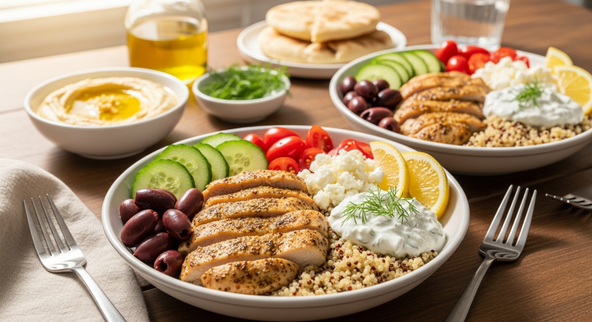 Energize Your Meal: Delicious Greek Chicken Power Bowls