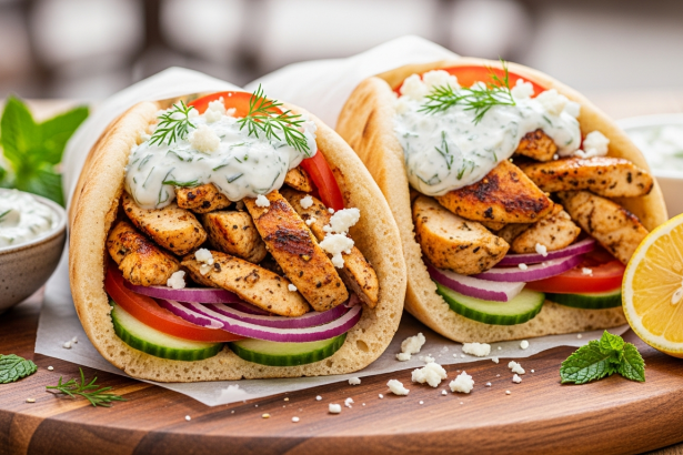 Quick & Flavorful Greek Chicken Gyros: A Tasty Twist