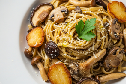 Umami Delight: Crafting Mushroom & Truffle Oil Tagliatelle