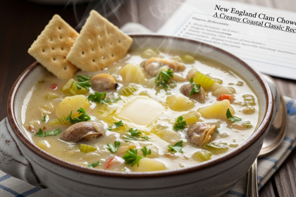 New England Clam Chowder: A Creamy Coastal Classic Recipe