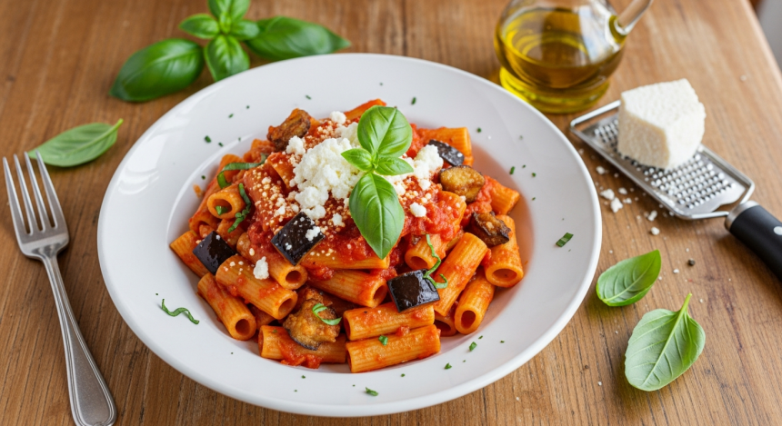 Savor Sicilian-Style Pasta: The Magic of Eggplant Bliss