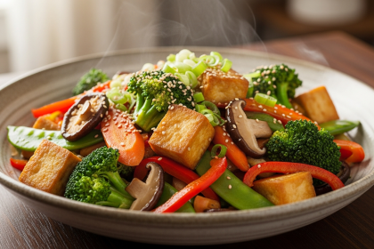 Flavorful & Easy Tofu Stir-Fry with Savory Tamari Twist